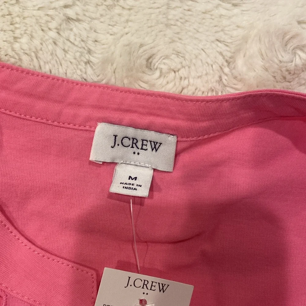 J Crew beautiful pink cotton sleeveless blouse size Medium